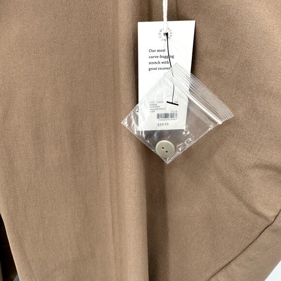 LANE BRYANT NWT Allie Sexy Stretch Straight Leg Pant in Khaki // 28R - Picture 9 of 13